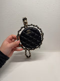 Chanel around round clutch mini
