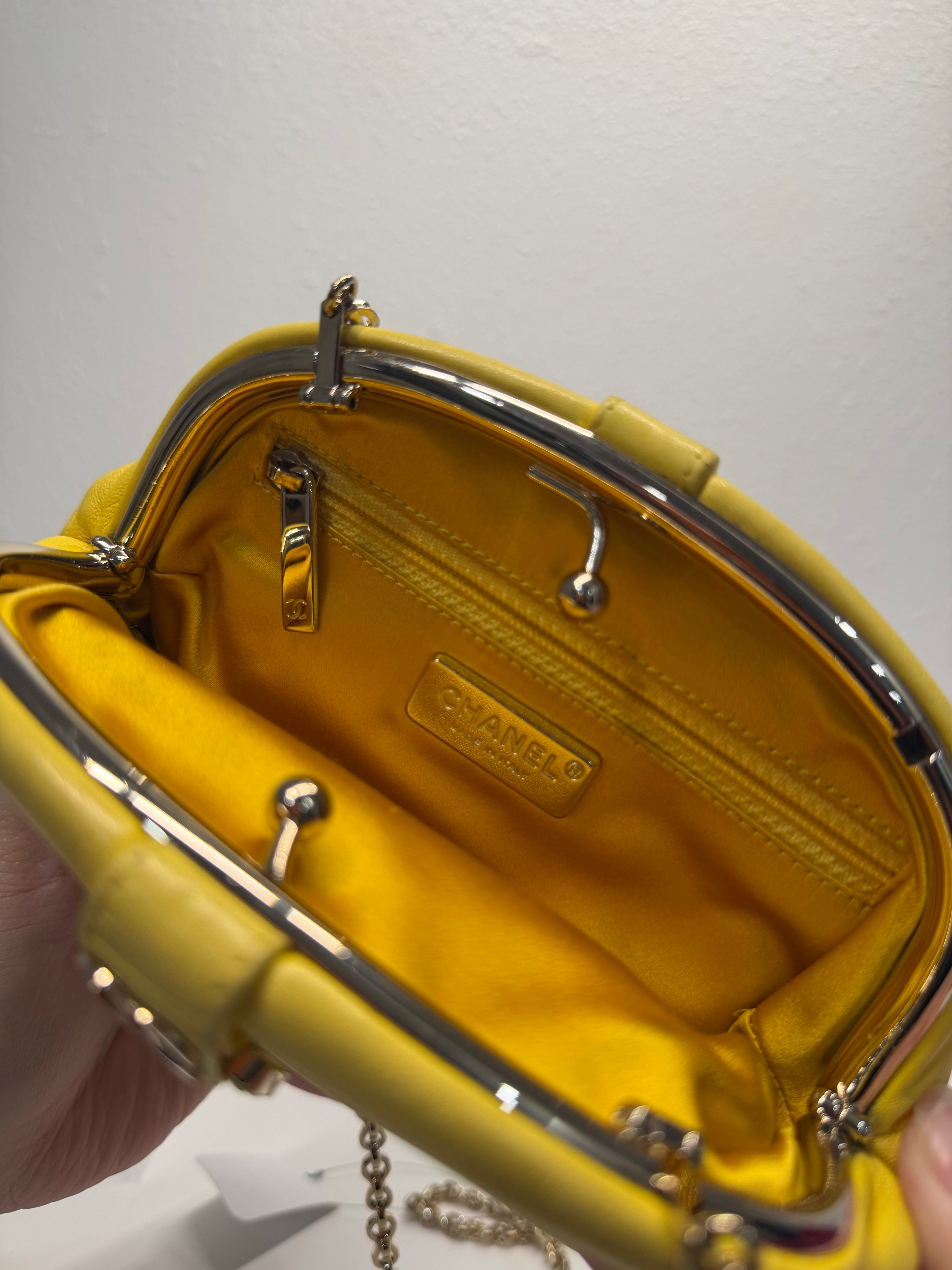 Chanel oval purse chain