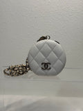 Chanel round locket mirror