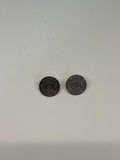 Hermes coin earring