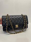 Chanel medium caviar double flap