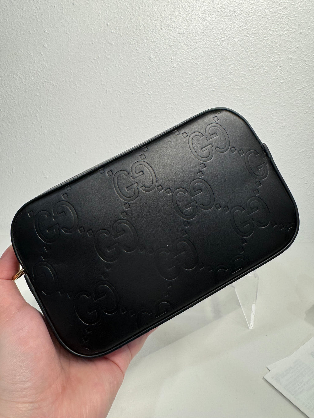 Gucci embossed mini bag