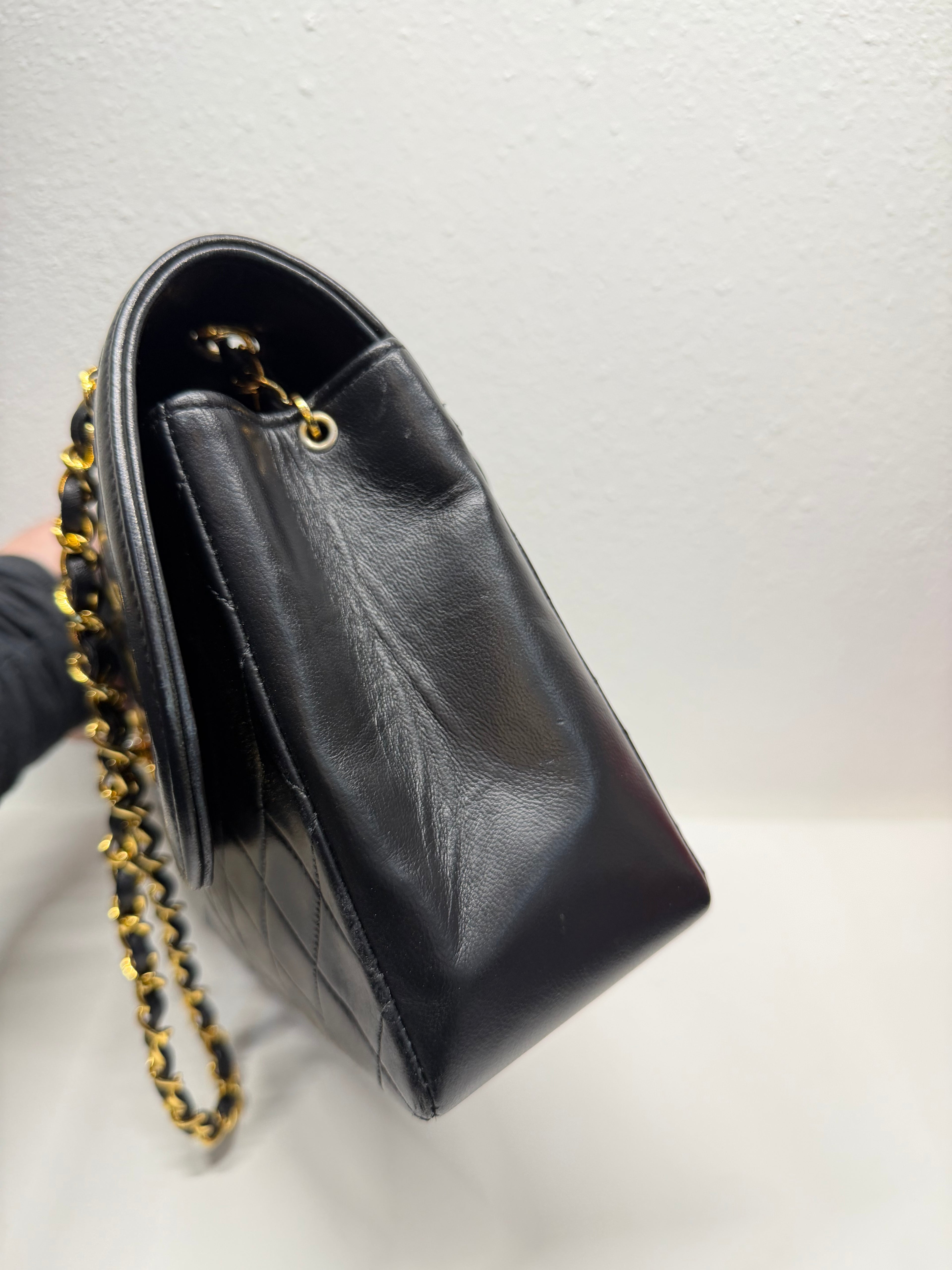 Chanel lambskin single flap