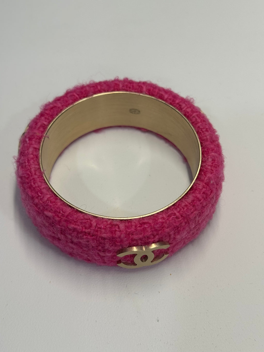 Chanel pink bangle