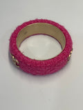 Chanel pink bangle