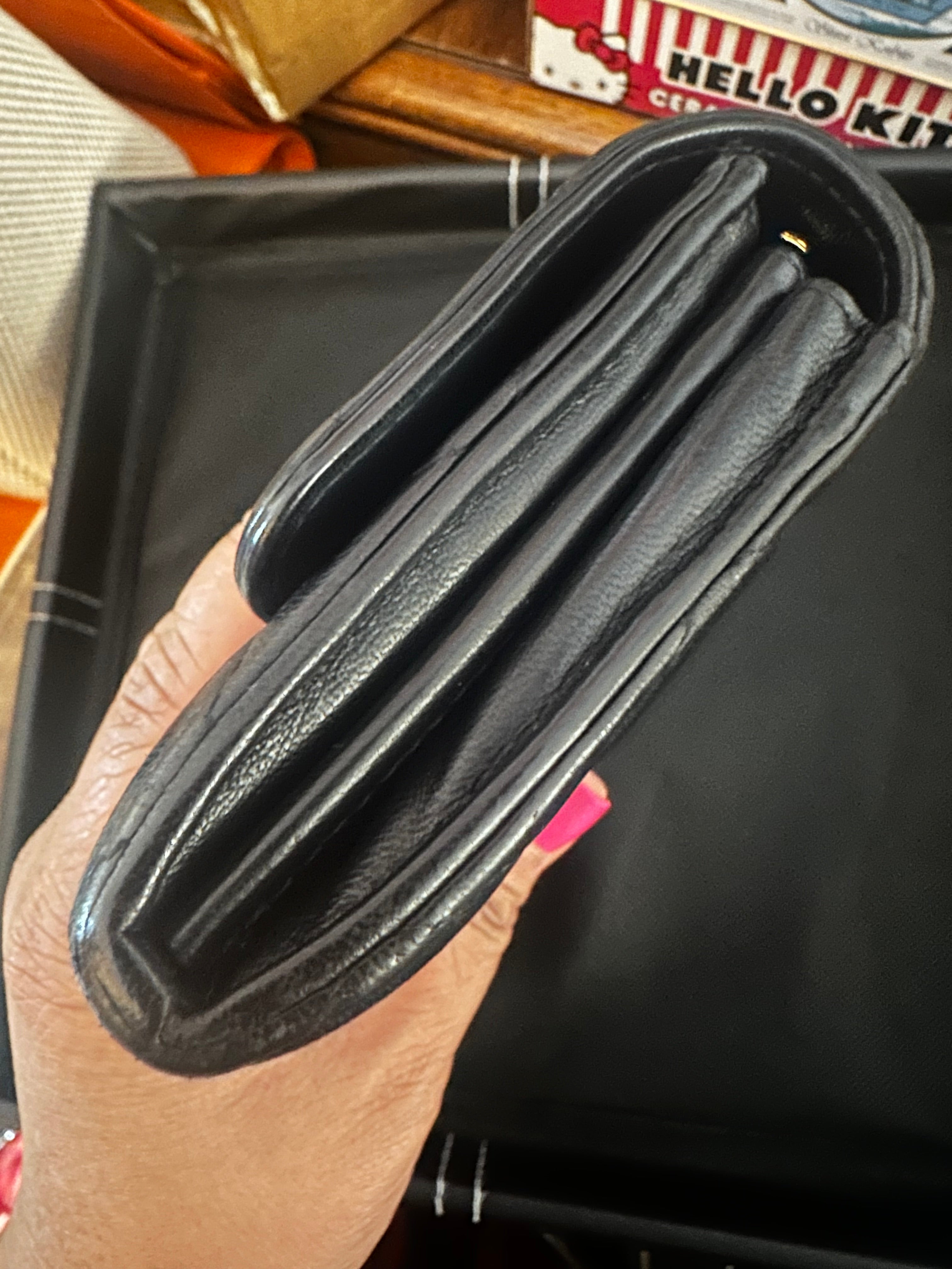 Chanel flap wallet,  sold as is