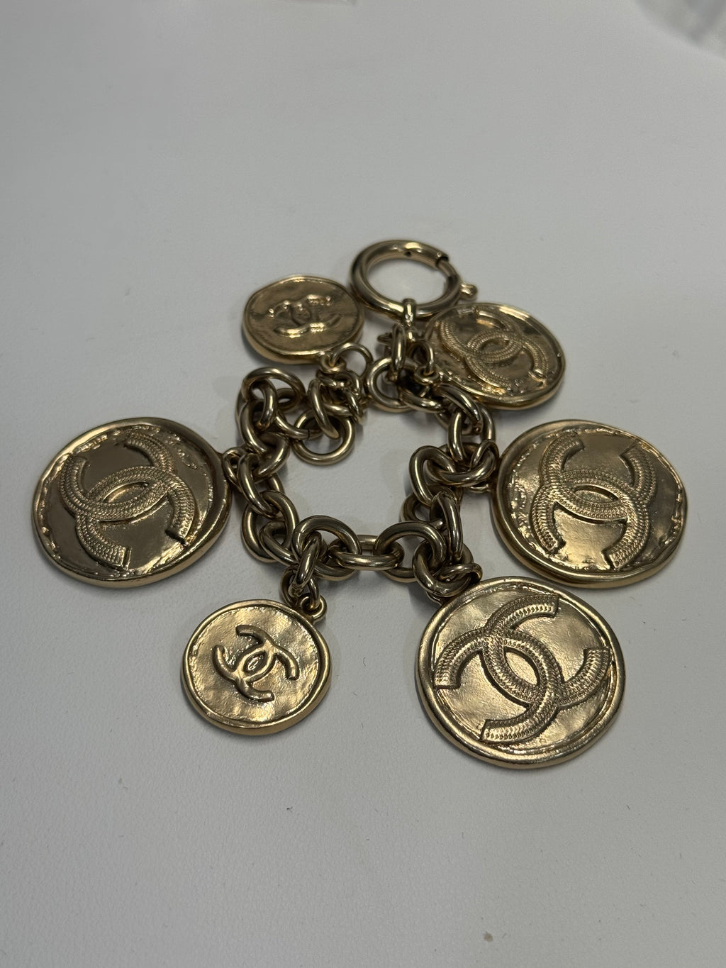 Chanel coin charm bracelet