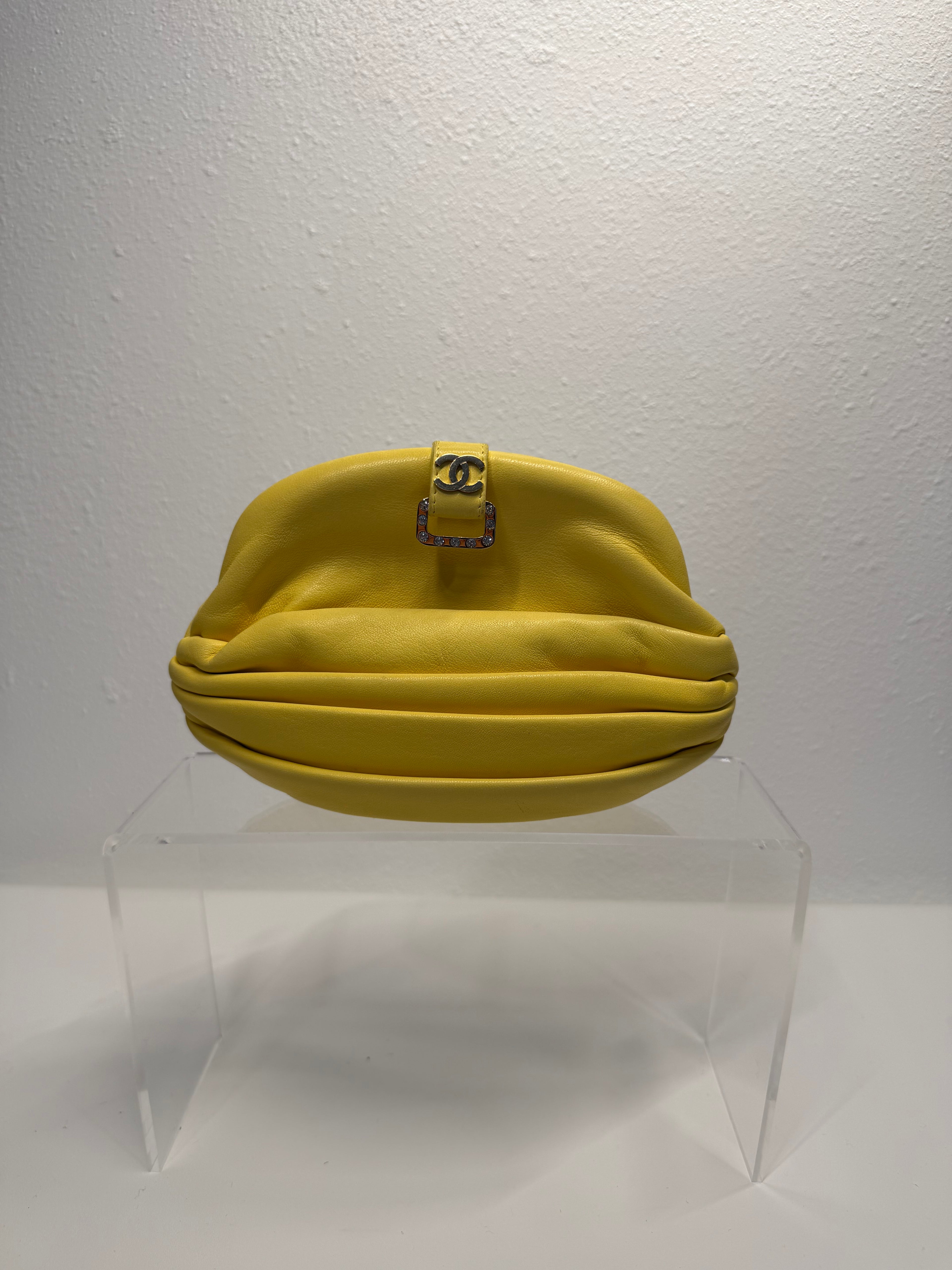 Chanel oval purse chain