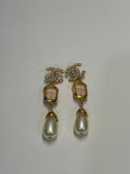Chanel pink dangle