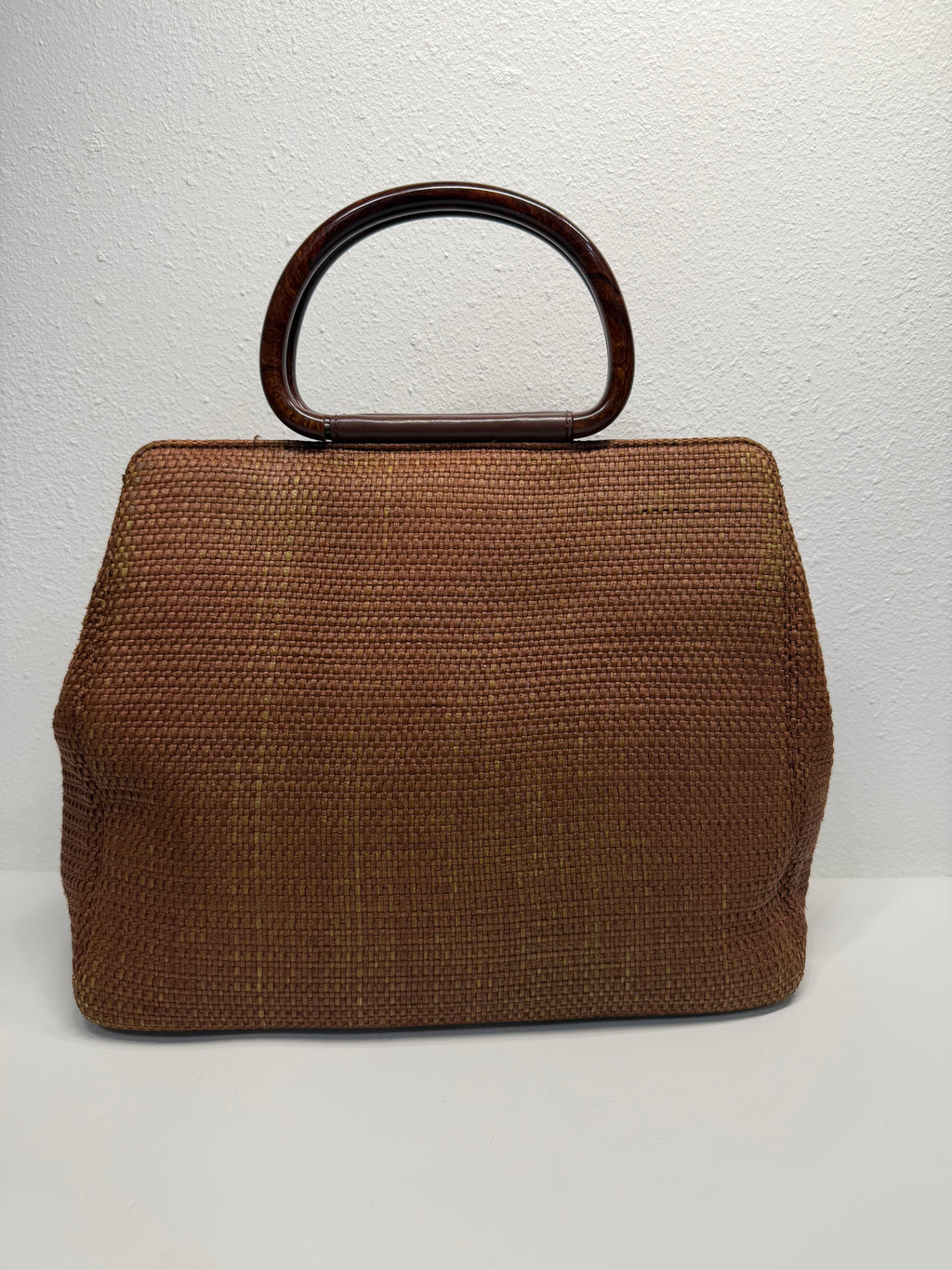 Chanel woven raffia tote