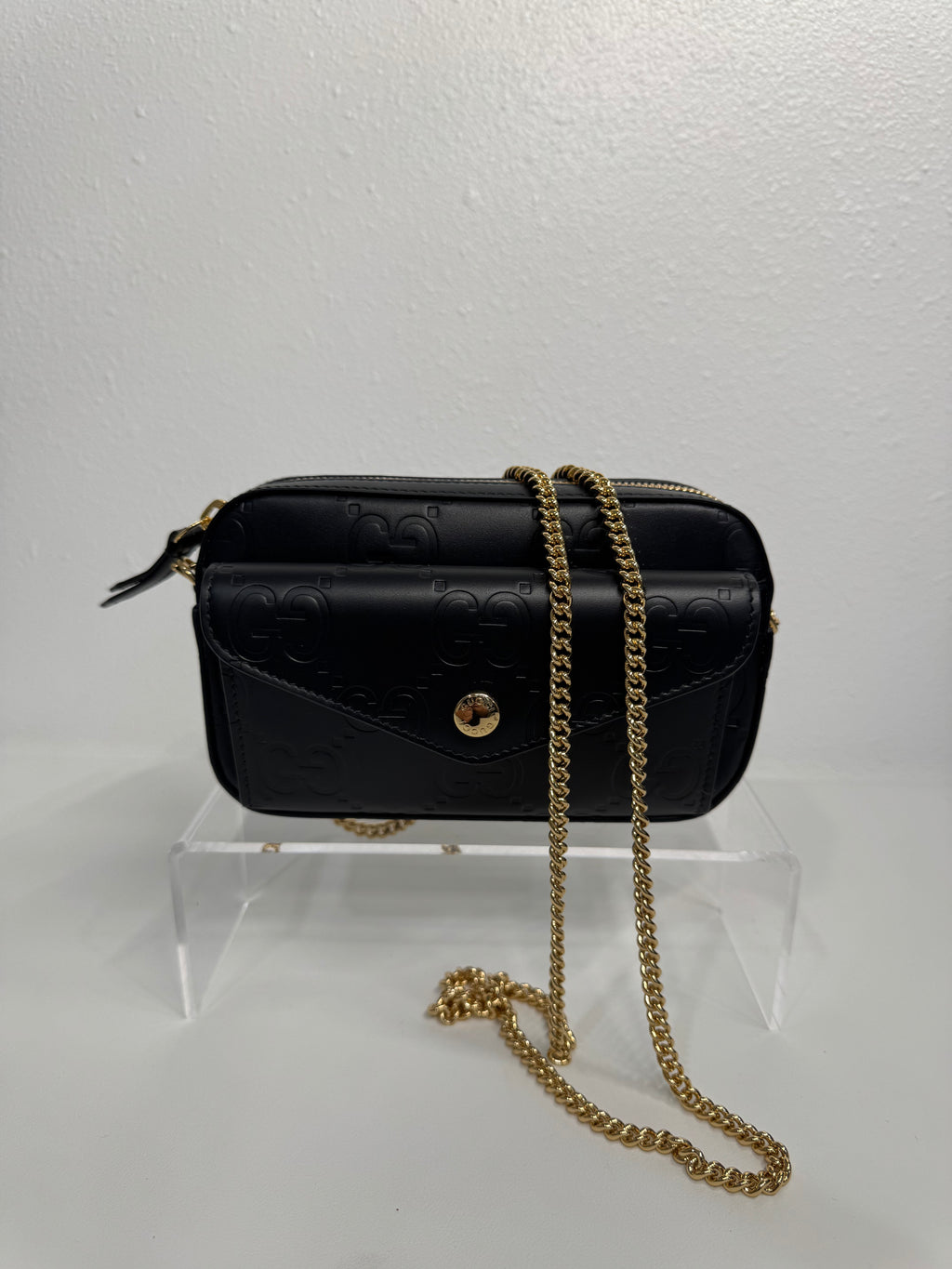 Gucci embossed mini bag