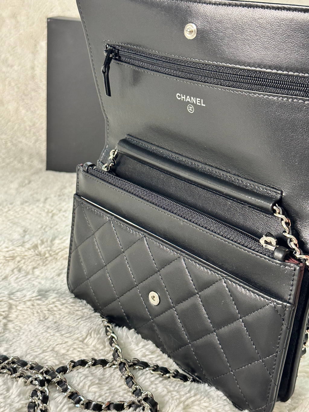 Chanel lambskin woc