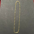 18k gold hardware necklace 18inch